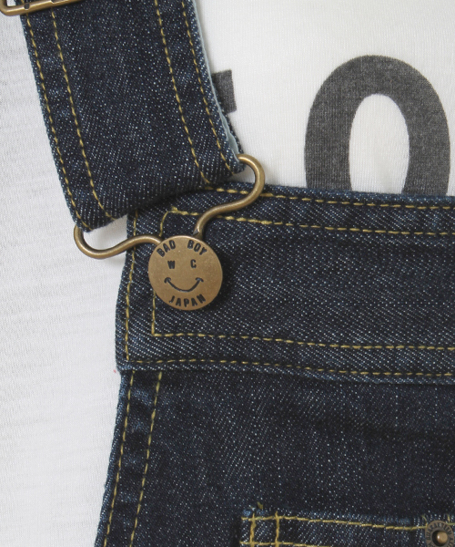 WC（ダブル シー）の「wc/デニムスキニーサロペット（サロペット/オーバーオール・レディース・インディゴブルー/ブラック・MEDIUM/SMALL）」の7枚目の写真