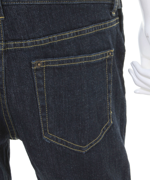 WC（ダブル シー）の「wc/デニムスキニーサロペット（サロペット/オーバーオール・レディース・インディゴブルー/ブラック・MEDIUM/SMALL）」の11枚目の写真