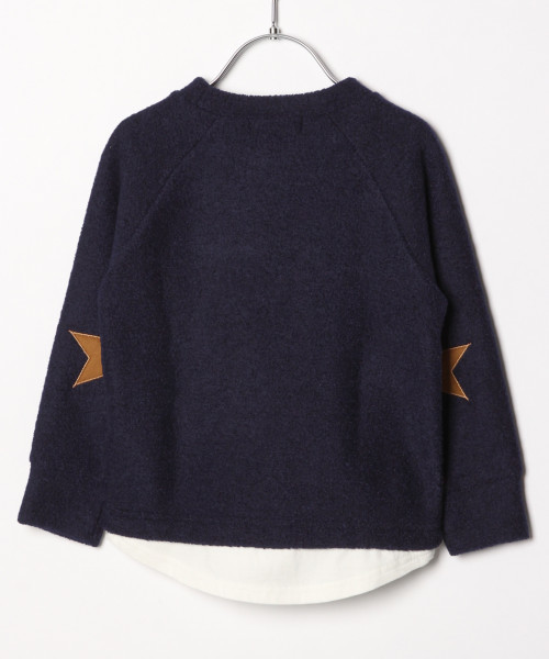 GLOBAL WORK（グローバルワーク）の「【キッズ】ヘアキモウパイルニットレイヤー/816301（ニット/セーター・キッズ・ベージュ/ネイビー/グレー/ワインレッド・SMALL/MEDIUM/LARGE/X-LARGE/XX-LARGE）」の14枚目の写真