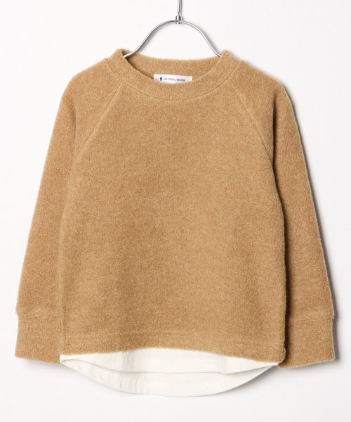 GLOBAL WORK（グローバルワーク）の「【キッズ】ヘアキモウパイルニットレイヤー/816301（ニット/セーター・キッズ・ベージュ/ネイビー/グレー/ワインレッド・SMALL/MEDIUM/LARGE/X-LARGE/XX-LARGE）」の18枚目の写真