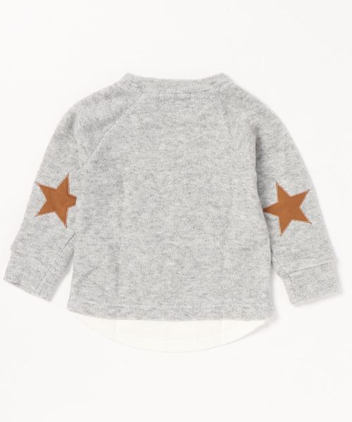 GLOBAL WORK（グローバルワーク）の「【キッズ】ヘアキモウパイルニットレイヤー/816301（ニット/セーター・キッズ・ベージュ/ネイビー/グレー/ワインレッド・SMALL/MEDIUM/LARGE/X-LARGE/XX-LARGE）」の5枚目の写真