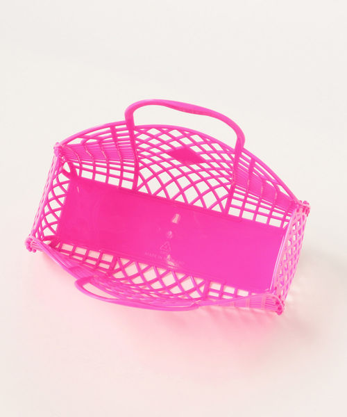 Ray BEAMS（レイビームス）の「SunJellies / カゴバッグ S（かごバッグ・レディース・ライトブルー/ピンク・ONE SIZE）」の8枚目の写真