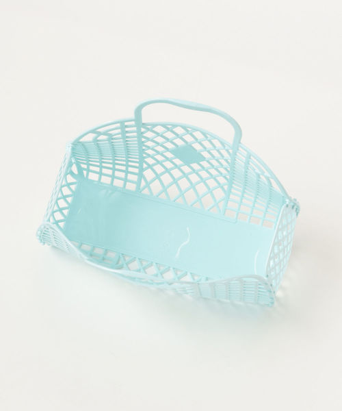 Ray BEAMS（レイビームス）の「SunJellies / カゴバッグ S（かごバッグ・レディース・ライトブルー/ピンク・ONE SIZE）」の13枚目の写真