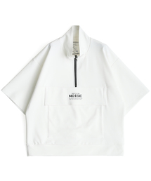 GEORGETTE JQ HALF-ZIP S/S