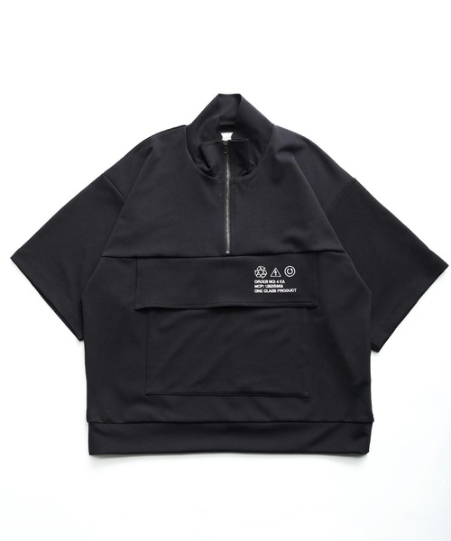 SHAREEF（シャリーフ）の「GEORGETTE JQ HALF-ZIP S/S（Tシャツ