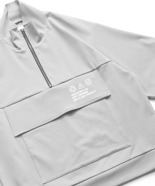 SHAREEF（シャリーフ）の「GEORGETTE JQ HALF-ZIP S/S（Tシャツ