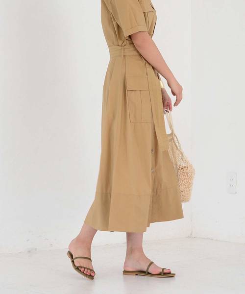 AmiAmi（アミアミ）の「ダブルストラップフラットサンダル（サンダル・レディース・アイボリー/ブラック/カーキ/モカ/グレイッシュベージュ/ブラウン系その他/ベージュ・S/M/L/LL）」の20枚目の写真