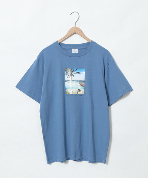 coen（コーエン）の「カラーフォトプリントTシャツ（Tシャツ/カットソー・メンズ・ホワイト/コバルトブルー・MEDIUM/LARGE/X-LARGE/SMALL）」の8枚目の写真