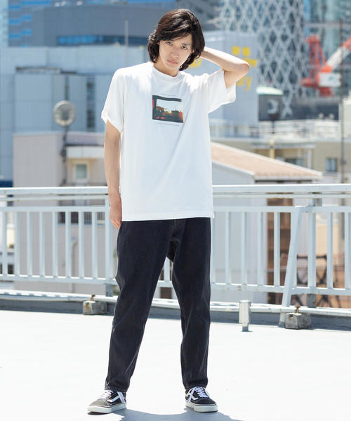 coen（コーエン）の「カラーフォトプリントTシャツ（Tシャツ/カットソー・メンズ・ホワイト/コバルトブルー・MEDIUM/LARGE/X-LARGE/SMALL）」の13枚目の写真