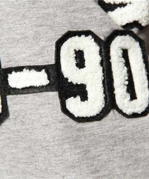 ROSE BUD（ローズバッド）の「LCTT-14170 CHEER LEADER EMB.C/N S/S-T（Tシャツ/カットソー・レディース・グレー/ブラック・ONE SIZE）」の10枚目の写真