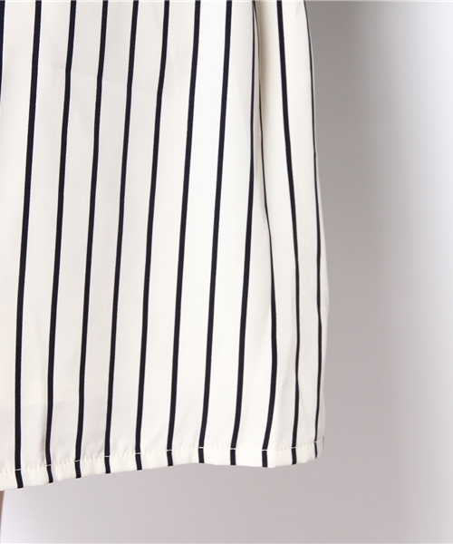 green label relaxing(グリーンレーベルリラクシング)の「GC T/Cニット×ウラケ キリカエワンピース ◆(ワンピース・レディース・グレー/ネイビー・フリー)」の6枚目の写真