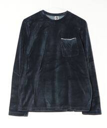VELOUR LONG SLEEVE POCKET TEE（UN）