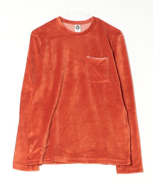 PARKS TOKYO SELECT(パークストウキョウセレクト)の「VELOUR LONG SLEEVE POCKET TEE(UN)(Tシャツ/カットソー・メンズ・ブラック/ネイビー/グレー/オレンジ・SMALL/MEDIUM)」の4枚目の写真