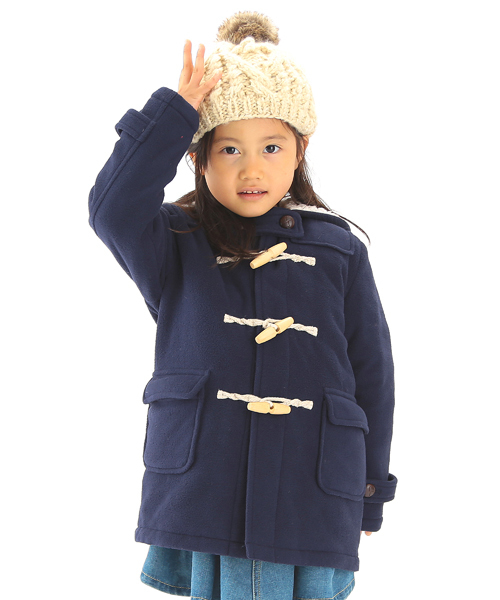 B:MING by BEAMS(ビーミングバイビームス)の「□B ビーミング by ビームス / フリースダッフルコート(ダッフルコート・キッズ・グレー/ネイビー/レッド・100/110/90/120/140/130/150/80)」の1枚目の写真