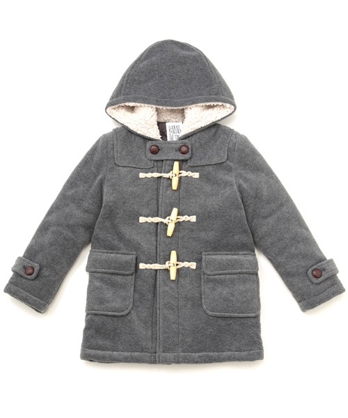 B:MING by BEAMS(ビーミングバイビームス)の「□B ビーミング by ビームス / フリースダッフルコート(ダッフルコート・キッズ・グレー/ネイビー/レッド・100/110/90/120/140/130/150/80)」の2枚目の写真