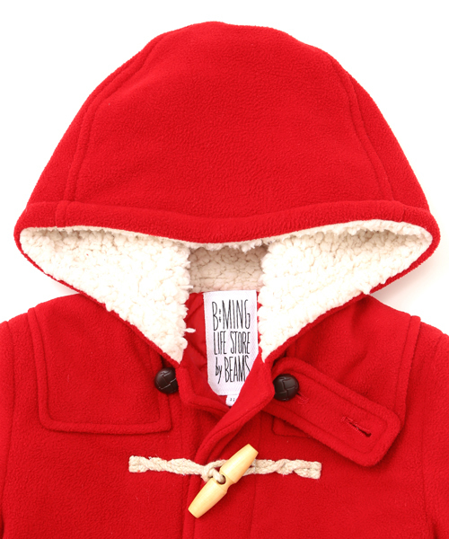 B:MING by BEAMS(ビーミングバイビームス)の「□B ビーミング by ビームス / フリースダッフルコート(ダッフルコート・キッズ・グレー/ネイビー/レッド・100/110/90/120/140/130/150/80)」の11枚目の写真