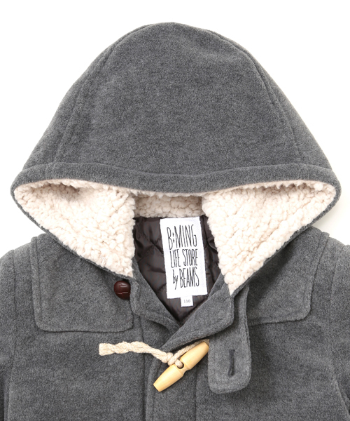 B:MING by BEAMS(ビーミングバイビームス)の「□B ビーミング by ビームス / フリースダッフルコート(ダッフルコート・キッズ・グレー/ネイビー/レッド・100/110/90/120/140/130/150/80)」の12枚目の写真