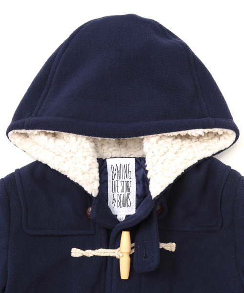 B:MING by BEAMS(ビーミングバイビームス)の「□B ビーミング by ビームス / フリースダッフルコート(ダッフルコート・キッズ・グレー/ネイビー/レッド・100/110/90/120/140/130/150/80)」の6枚目の写真