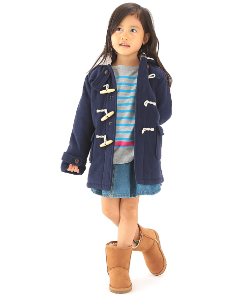 B:MING by BEAMS(ビーミングバイビームス)の「□B ビーミング by ビームス / フリースダッフルコート(ダッフルコート・キッズ・グレー/ネイビー/レッド・100/110/90/120/140/130/150/80)」の15枚目の写真