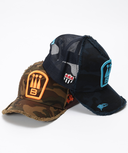 美品　ビームスゴルフ×ヨシノリコタケ　キャップ　カモフラ BEAMS GOLF（ビームスゴルフ）の「YOSHINORI KOTAKE×BEAMS GOLF / 迷彩
