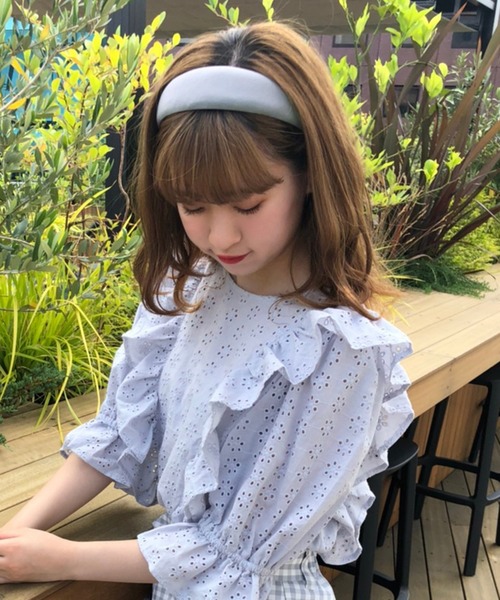 one after another NICE CLAUP（ワンアフターアナザーナイスクラップ）の「太カチューシャ（カチューシャ・レディース・グレー/モカ/ベージュ/ネイビー/ブラック/ブラウン/レオパード・FREE）」の11枚目の写真