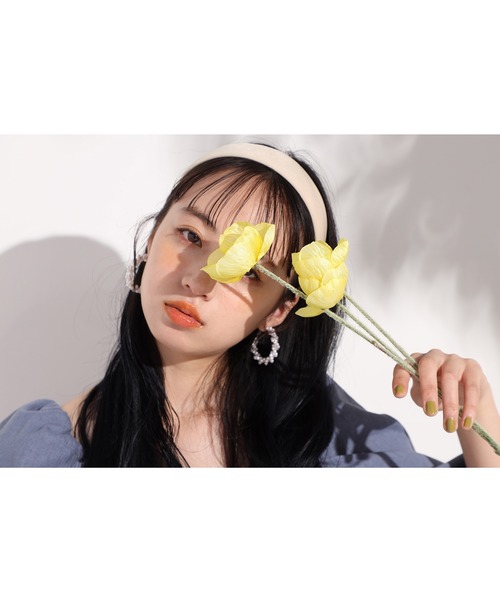 one after another NICE CLAUP（ワンアフターアナザーナイスクラップ）の「太カチューシャ（カチューシャ・レディース・グレー/モカ/ベージュ/ネイビー/ブラック/ブラウン/レオパード・FREE）」の13枚目の写真