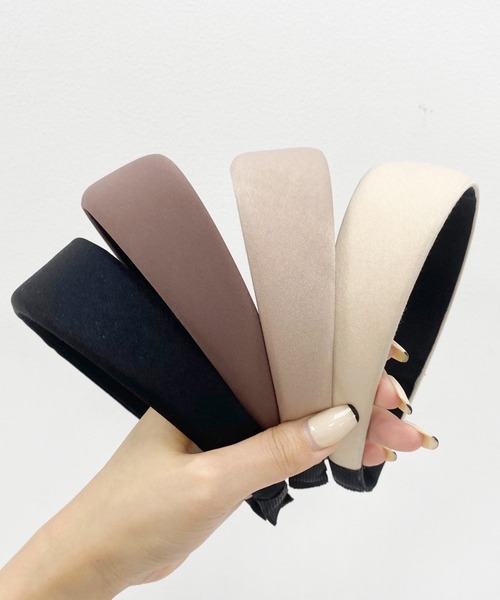 one after another NICE CLAUP（ワンアフターアナザーナイスクラップ）の「太カチューシャ（カチューシャ・レディース・グレー/モカ/ベージュ/ネイビー/ブラック/ブラウン/レオパード・FREE）」の22枚目の写真