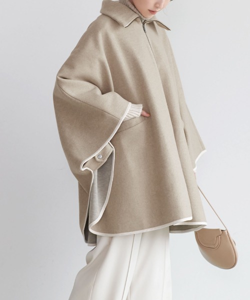 coca（coca）（コカ）の「ニットモッサポンチョ（ポンチョ）」 - WEAR
