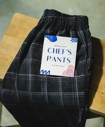 pairmanon | ユニセックス ワイドシルエット 無地 チェック柄 ドット柄 コーデュロイ リラックス シェフパンツ(その他パンツ)