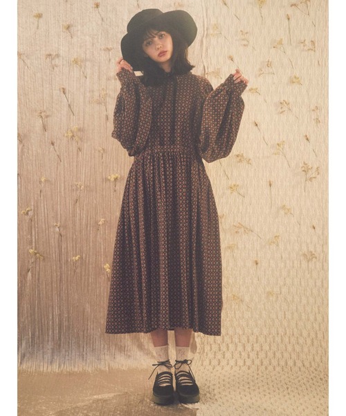 ワンピース Merryvintageギャザースリーブワンピース ワンピース Merry Jenny メリージェニー のファッション