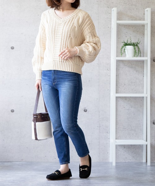menue(メヌエ)の「フェイクファー ビットモカシン(モカシン/デッキシューズ・レディース・キャメル/ブラック/チャコールグレー・LL/3L/S/M/L/XS)」の6枚目の写真