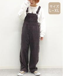 apres jour mignon（アプレジュールミニョン）の「【大きいサイズ】アソートサロペット【ZOZOTOWN限定アイテム】（サロペット/オーバーオール・パープル系）」