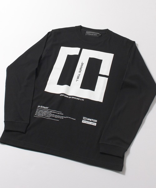 LIBERTY CITY（リバティシティ）の「【LIBERTY CITY/リバティーシティ】 [LC] ロンT（Tシャツ/カットソー・メンズ・ブラック/ホワイト・2/4/3）」の11枚目の写真