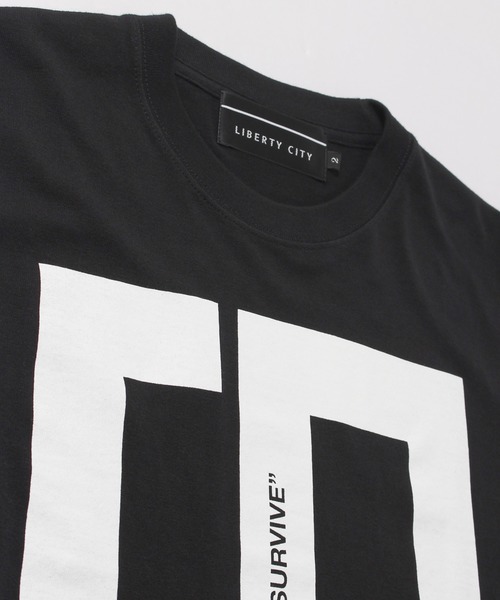 LIBERTY CITY（リバティシティ）の「【LIBERTY CITY/リバティーシティ】 [LC] ロンT（Tシャツ/カットソー・メンズ・ブラック/ホワイト・2/4/3）」の13枚目の写真