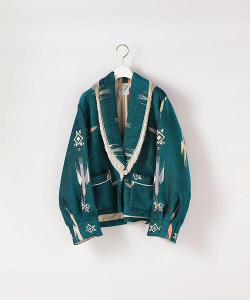 Steven Alan（スティーブンアラン）の「＜forte_forte＞JACQUARD JACKET/ジャケット Ψ（テーラードジャケット ...
