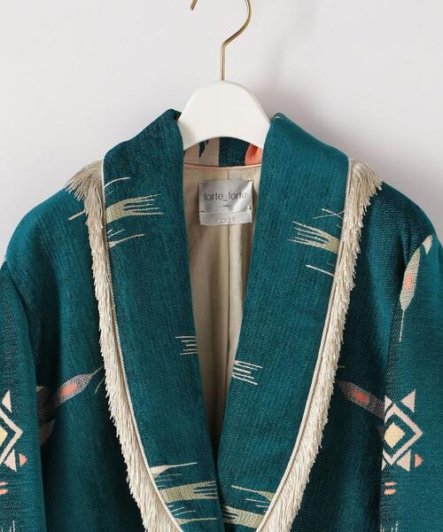 Steven Alan（スティーブンアラン）の「＜forte_forte＞JACQUARD JACKET/ジャケット Ψ（テーラードジャケット ...