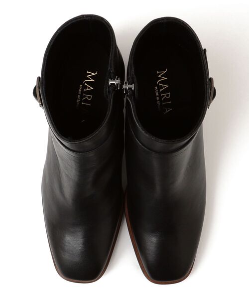 SHIPS（シップス）の「MARIAN:ベルトショートブーツ（ブーツ・レディース・ブラック・38/36/37）」の10枚目の写真
