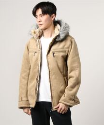 メンズのムートンコート フードあり ファッション通販 Zozotown