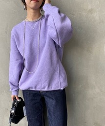 [RUSSELL ATHLETIC/ラッセル アスレチック] 別注 製品染めクルーネックスウェットプルオーバー