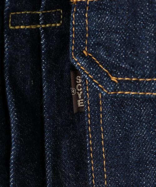 SCYE BASICS(サイベーシックス)の「<SCYE BASICS(サイベーシックス)> デニム トラッカージャケット(デニムジャケット・メンズ・ネイビー・38/40/36)」の6枚目の写真