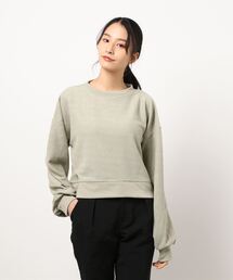 earth music&ecology | ミニウラケパイルプルオーバー(スウェット)