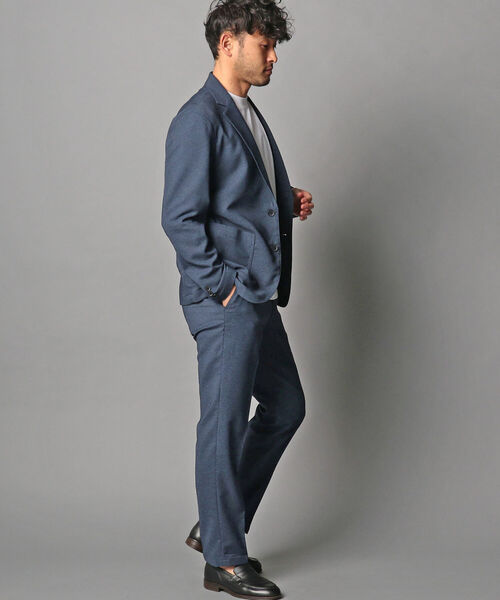 NOLLEY'S goodman（ノーリーズグッドマン）の「クイックドライ セットアップストレッチイージージャケット（テーラードジャケット・メンズ・ネイビー/カーキ/インディゴブルー/グレー・L/XL/M/S）」の16枚目の写真