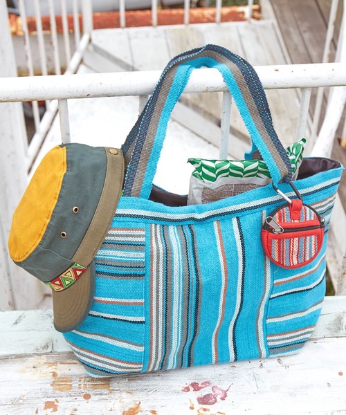 チャイハネ（チャイハネ）の「【チャイハネ】ティパールトートバッグ（トートバッグ・メンズ・ベージュ/パープル/グレー/レッド/イエロー/ブルー・FREE）」の3枚目の写真