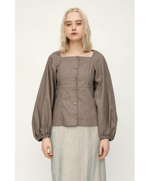 SLY（スライ）の「BACK OPEN PUFF TOPS/バックオープンパフ