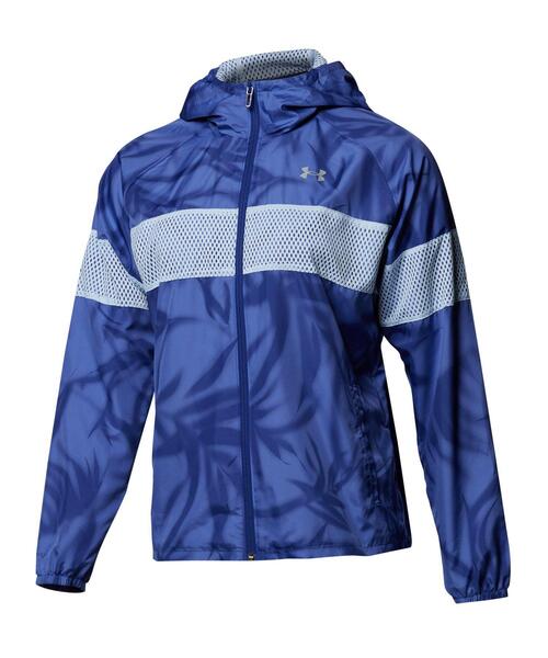 UNDER ARMOUR(アンダーアーマー)の「UAメッシュ ライナー プリント フーディー(トレーニング/レディース)(Tシャツ/カットソー・レディース・ブラック/グレイッシュブルー/ブルー/ピンク・MD/LG/SM/XL)」の8枚目の写真