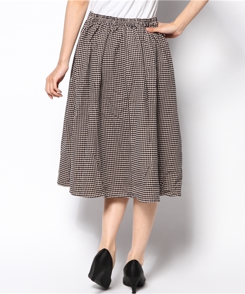 DISCOAT（ディスコート）の「【Discoat】細コールタックスカート（スカート・レディース・オフホワイト/ネイビー/ブラック・ﾌﾘ-）」の5枚目の写真