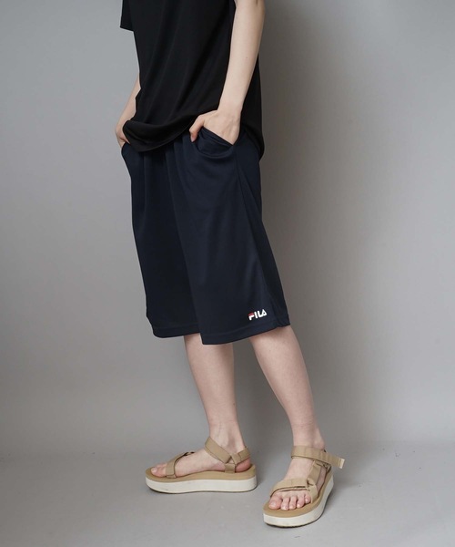 FILA(フィラ)の「【FILA / フィラ】レディースドライフィットネスセットアップ / 吸水速乾 UV(Tシャツ/カットソー・レディース・ブラック/ライトパープル/ネイビー・MEDIUM/LARGE/X-LARGE)」の14枚目の写真