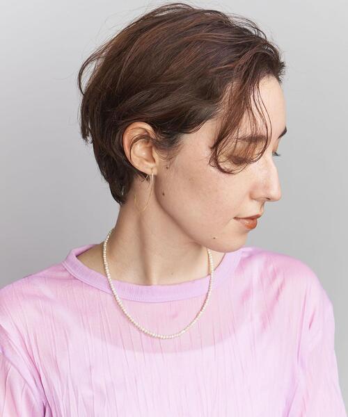 BEAUTY&YOUTH UNITED ARROWS（ビューティーアンドユースユナイテッドアローズ）の「BY ツブ淡水パールショートネックレス（ネックレス・レディース・オフホワイト・FREE）」の6枚目の写真
