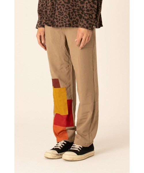 ADANS（アダンス）の「ADANS/アダンス/バンダナパッチイージーパンツ/BANDANA PATCH EASY PANTS（その他パンツ・メンズ・ベージュ・SMALL/MEDIUM/LARGE）」の8枚目の写真