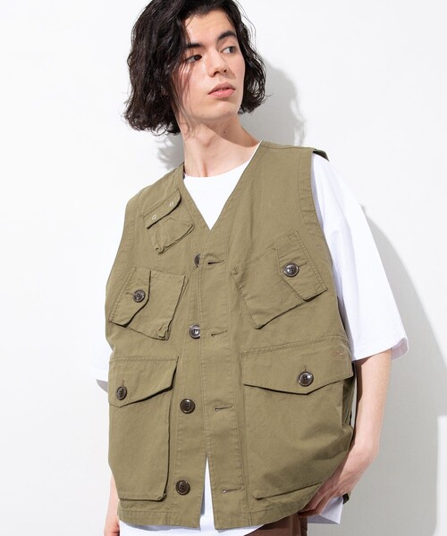 ARMY TWILL（アーミーツイル）の「ARMY TWILL/アーミーツイル 別注COMBAT VEST/コンバット ベスト（ベスト・メンズ・チャコールグレー/ブラック/オリーブ/グリーン・MEDIUM/LARGE）」の16枚目の写真